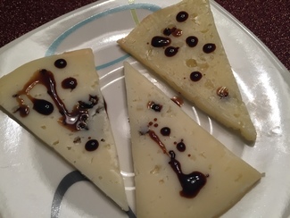 Exquisito queso con aceto