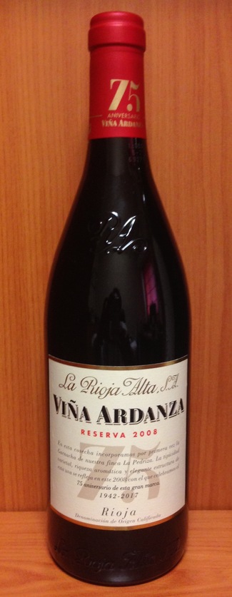 Viña Ardanza Reserva 2008