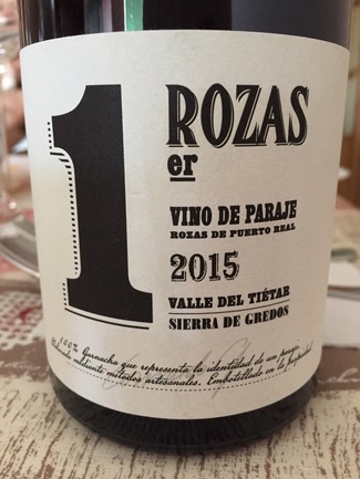 Rozas 1er vino de paraje 2015
