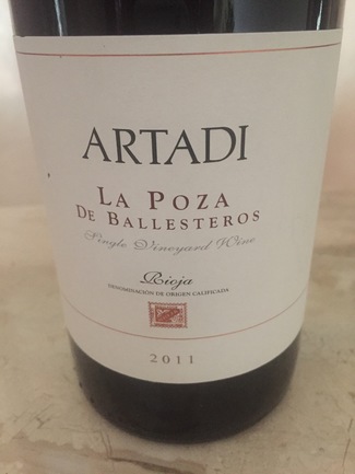 Artadi La Poza de Ballesteros 2011