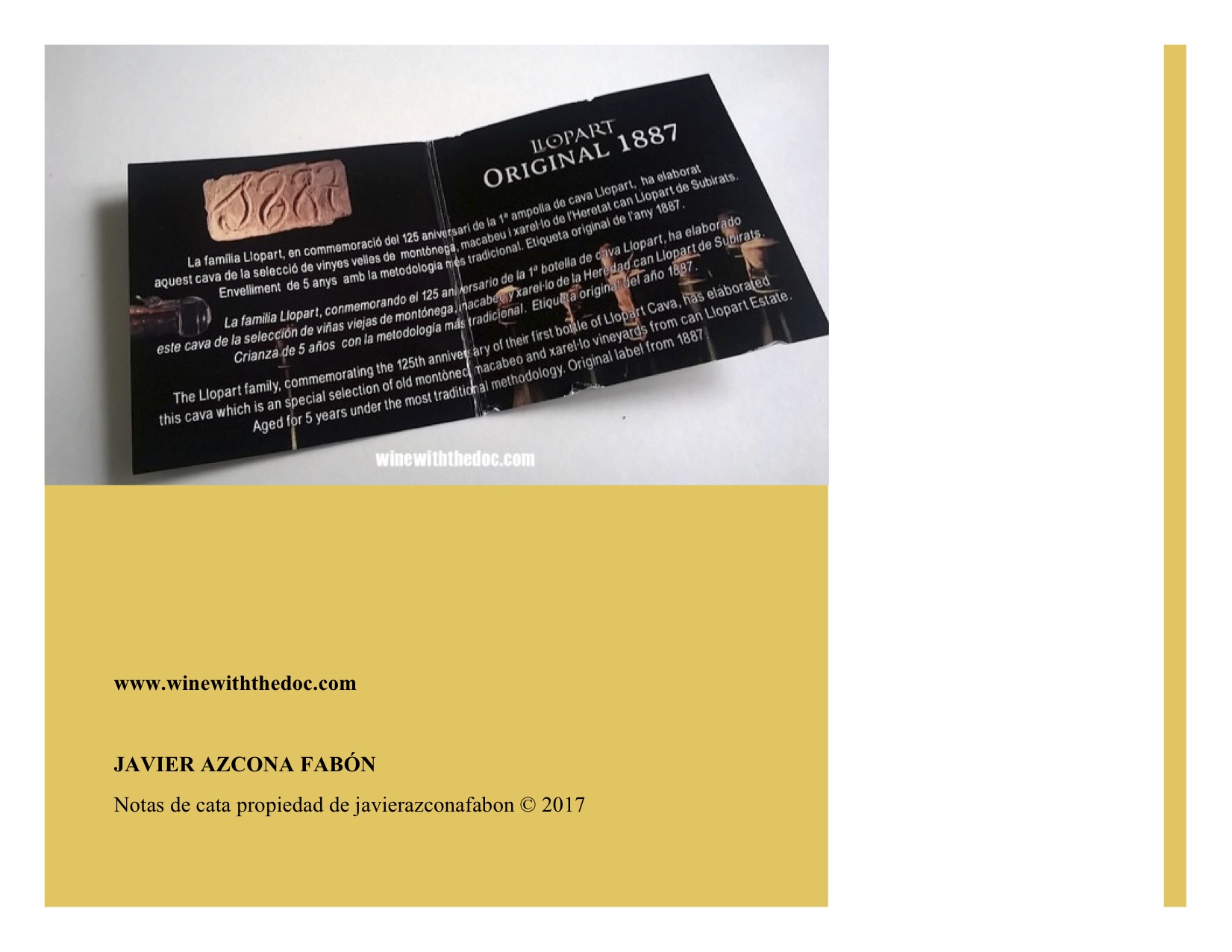 Los Grandes Reservas de Subirats. Llopart Tradición.