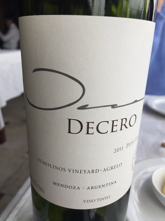 Decero mini-ediciones Petit Verdot 2011