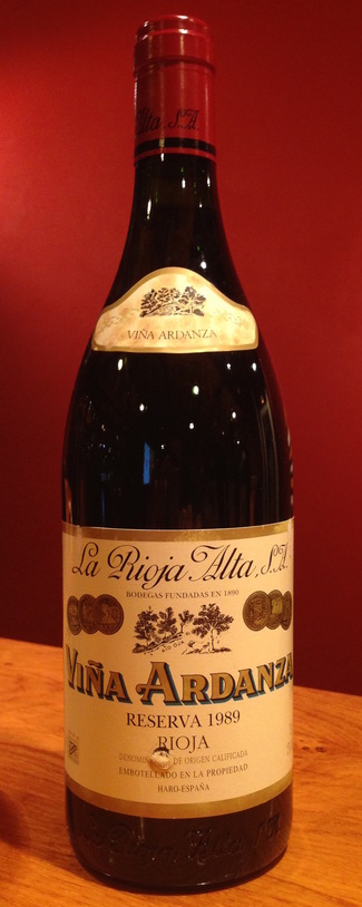 Viña Ardanza Reserva 1989