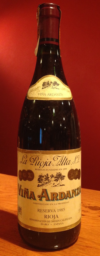 Viña Ardanza Reserva 1985