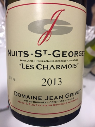 Domaine Jean Grivot Nuits-St-Georges Les Charmots 2013
