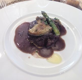 Filete de ternera Rossini con trufas y foie