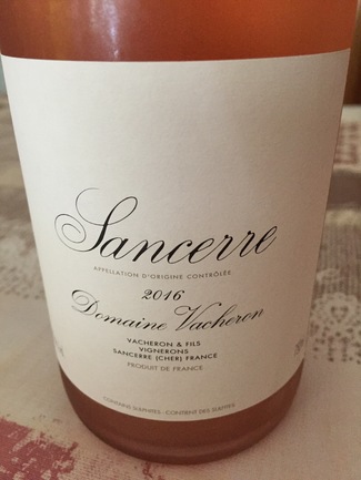 Domaine vacheron sancerre rosé 2016