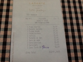 Restaurante Lasarte en Barcelona