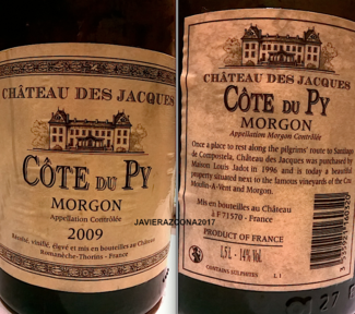 Château des Jacques -Côte du Py- MAGNUM 2009