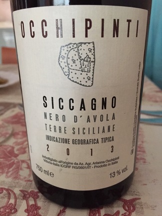 Occhipinti Siccagno Nero d'Avola 2013