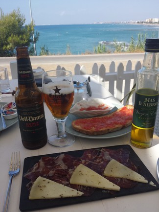 Exquisito almuerzo y vistas