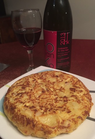 Con la tortilla