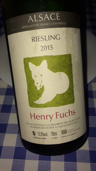 Henry Fuchs Riesling 2015