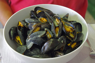 Mejillones a la crema
