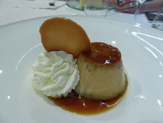 Postre : Flan de higos