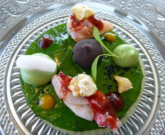 Taco de carabinero y capuchina