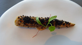 Mini elote y huitlacoche