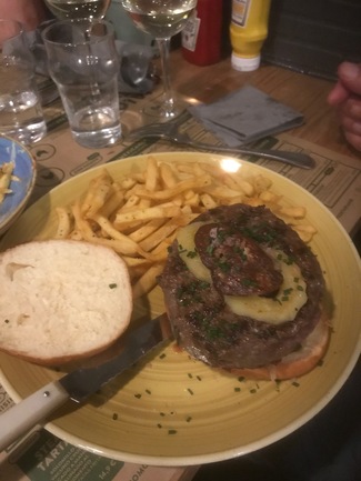 Hamburguesa parisina.