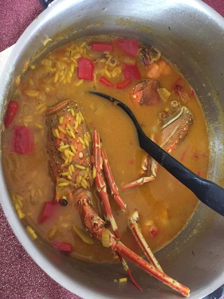 Caldosito de langosta