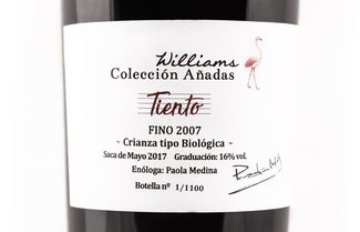 FINO TIENTO colección añadas 2007