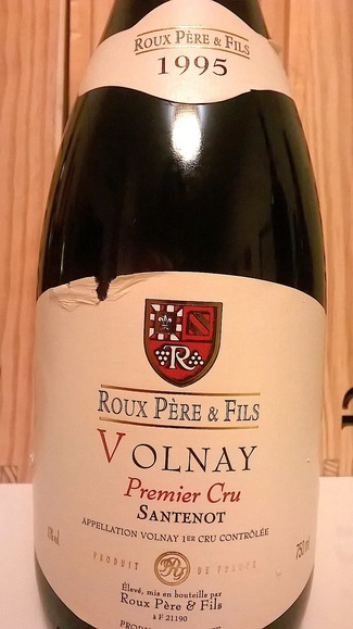 Roux Père et fils VOLNAY 1er Cru "Santenot" 1995 (Volnay AOC) 1995
