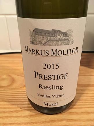 Markus Molitor Prestige Riesling Vieilles Vignes 2015 (Mosel) 2015
