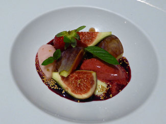 Postre : Higos con sangria