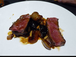 Taco de vaca con butifarra catalana