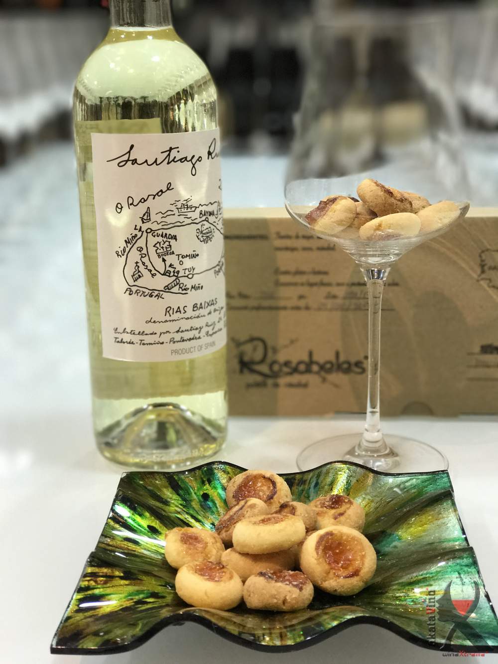 Albariño también con pastas artesanas. Santiago Ruiz y Rosabeles