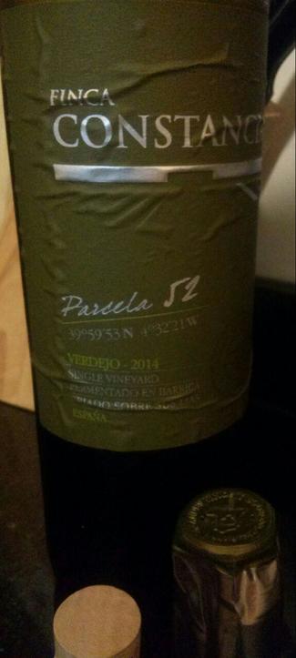 Finca Constancia Parcela 52 (Fermentado en barrica criado sobre lías) 2014
