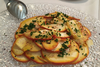 Carpaccio de amanita cesárea