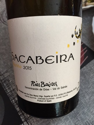 Sacabeira 2015 (D.O. Rías Baixas) 2015