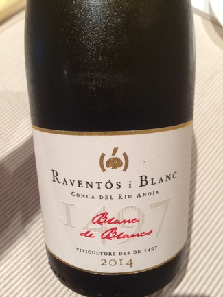 Raventós i Blanc. Blanc de blancs 2014