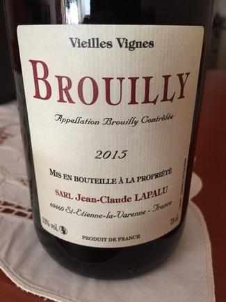 Brouilly Vieilles Vignes 2015 (Beaujolais) 2015