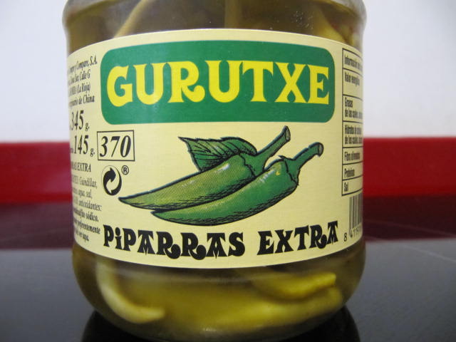 Gurutxe, piparras extra...
