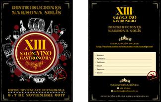 XIII Salón de Vino y Gastronomía Narbona y Solís 2017.