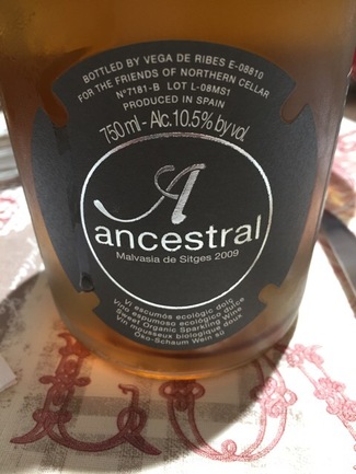 Ancestral Malvasia de Sitges 2009 (Sin D.O. - Catalunya) 2009 (Sin D.O. - Catalunya) 2009