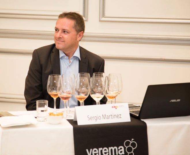 Sergio Martínez en la Cata de Lustau del Salón de Vinos Especiales de Madrid