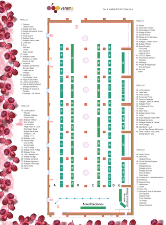 Plano de la Experiencia Verema Barcelona 2017