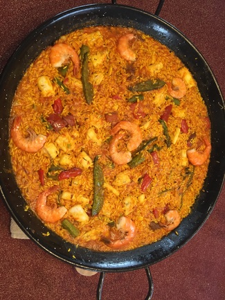 Seco de camarón y congrio