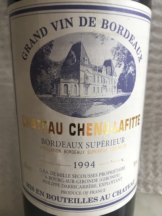 Chateau Chenu-Lafitte 1994