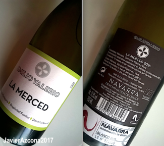 Emilio valerio - La Merced - 2015 (D.O. Navarra) 2015