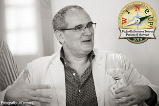 Pedro Ballesteros, nombrado personaje del año 2018 en el sector del vino por la guía Wine up!