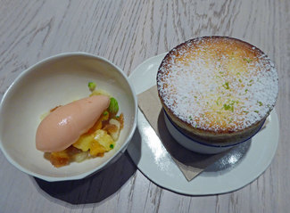 Postre : Soufflé de citricos
