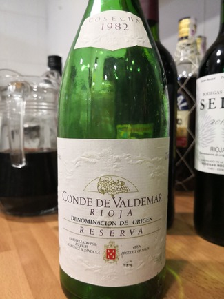 Conde de Valdemar reserva 1982