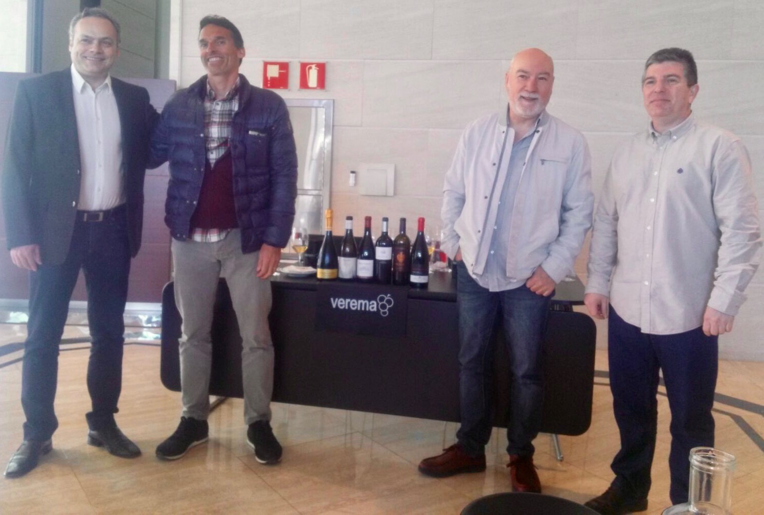 Los tres ganadores del III Desafio Experiencia Verema