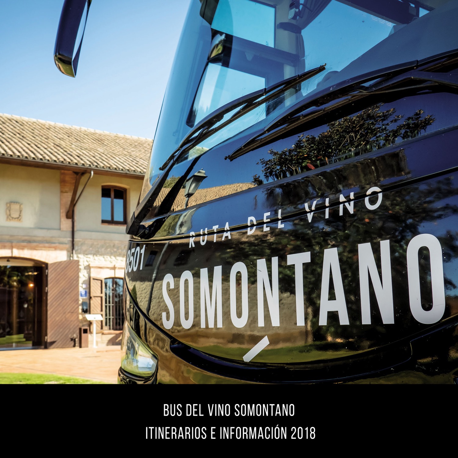 Nuevos itinerarios 2018 para el Bus del Vino Somontano