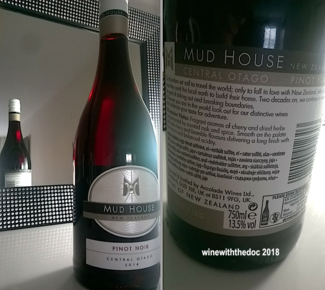Mud house Pinot Noir 2014