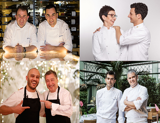 Martín Berasategui, Carme Ruscalleda, Joan Roca y Nandu Jubany protagonizan las cenas a 4 manos de Passeig de Gourmets