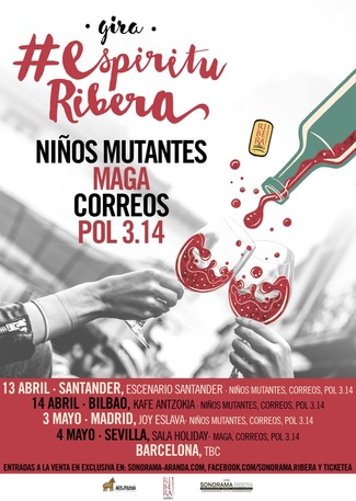 Vino y música española vuelven a las grandes salas nacionales con la gira #espirituribera